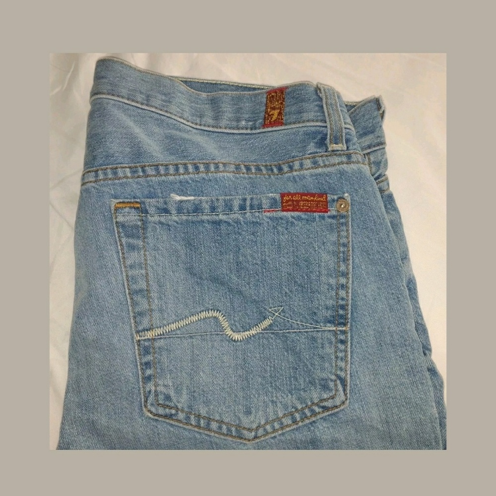 7FAMK Josefina Skinny Boyfriend Jeans sz 27